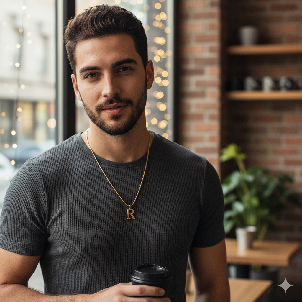 Minimalist A-Z Letter Pendant Necklace For Women Stainless Steel Gold Color Snake Chains Jewelry Birthday Gift