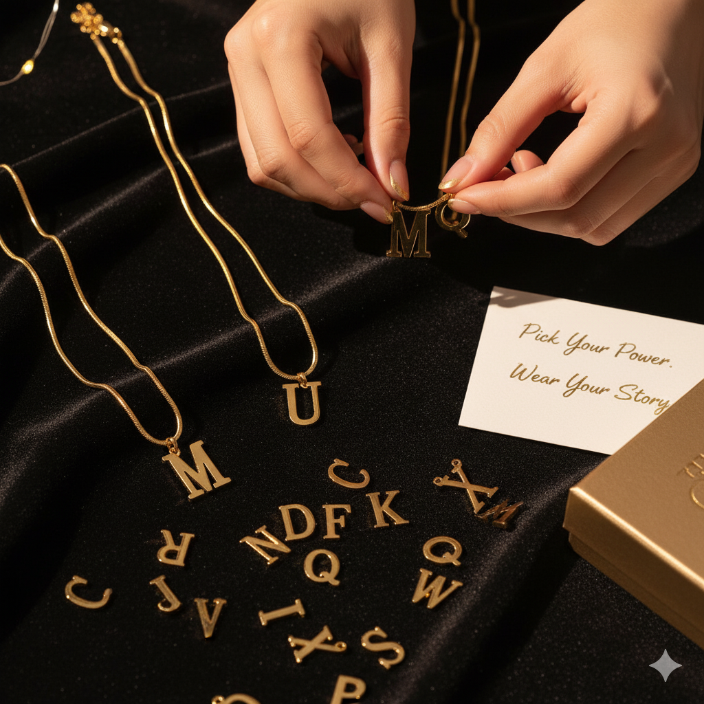 Minimalist A-Z Letter Pendant Necklace For Women Stainless Steel Gold Color Snake Chains Jewelry Birthday Gift