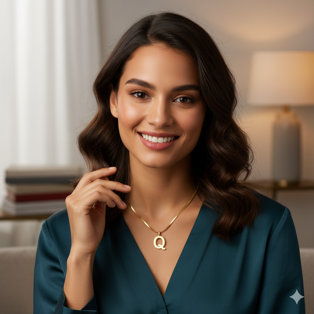 Minimalist A-Z Letter Pendant Necklace For Women Stainless Steel Gold Color Snake Chains Jewelry Birthday Gift